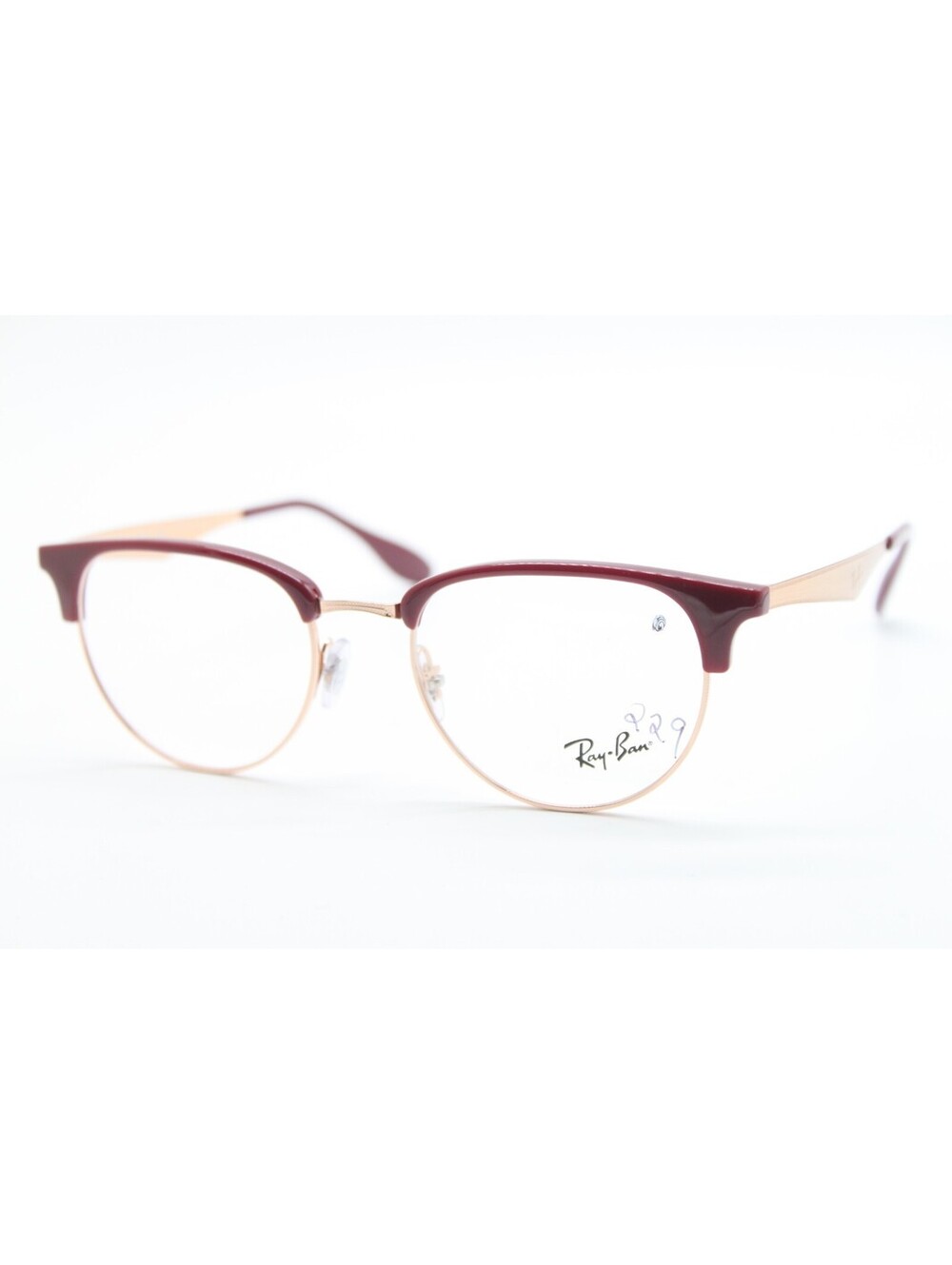NEW RAY-BAN RB 6396 8099 BURGUNDY GOLD AUTHENTIC EYEGLASSES 51-19